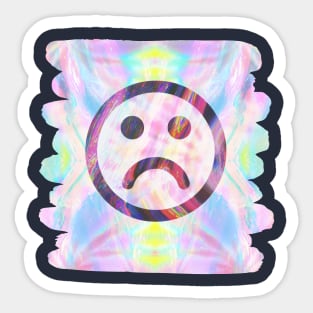 Hippy Sad Sticker